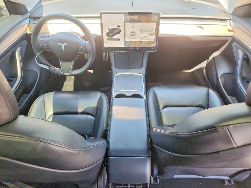 2021 Tesla Model 3 VIN 5YJ3E1EC8MF001542 COPART salvage auction — FRONT END, Ca - Salvage Certificate, sold $6,000 on 2026-07-17 (photo 8)