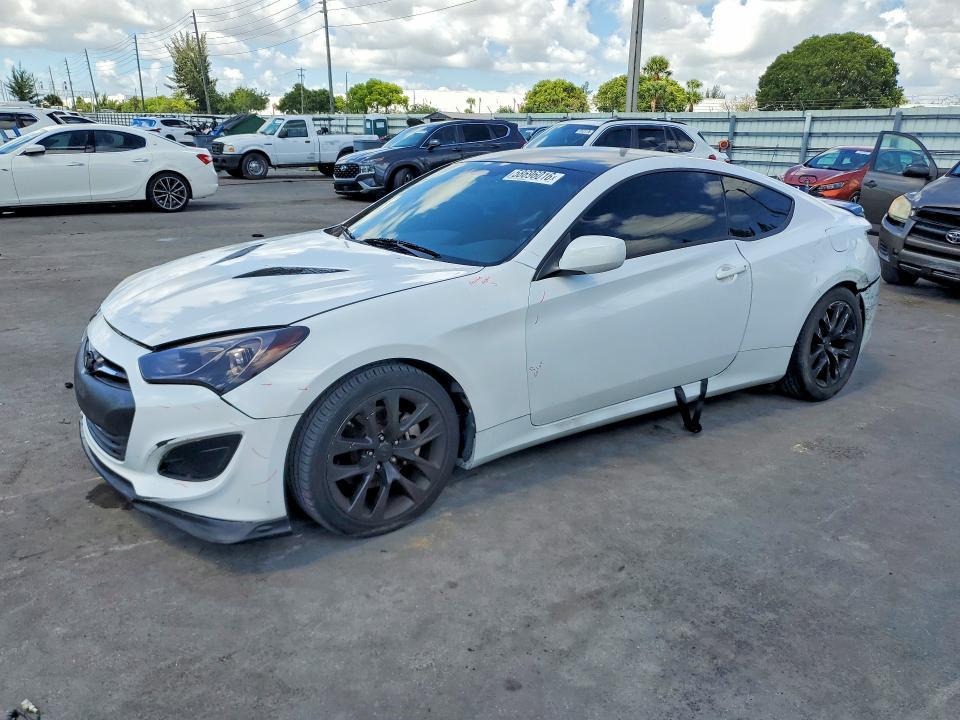 2013 Hyundai Genesis VIN KMHHT6KD2DU105193 COPART salvage auction — REAR END, Fl - Cert Of Ttl-Rebuilt&Slvg Rbld, sold $675 on 2026-07-13 (photo 1)