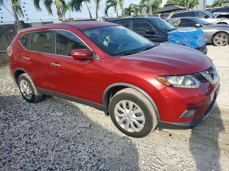 2015 Nissan Rogue VIN KNMAT2MV1FP549008 COPART salvage auction — REAR END, Ny - Certificate Of Title (P), sold $2,800 on 2026-07-10 (photo 4)