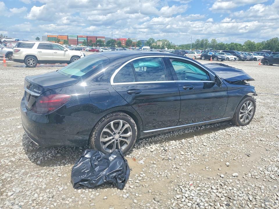 2017 Mercedes-benz C-klasse VIN WDDWF4KBXHR240894 COPART salvage auction — FRONT END, OH - CERTIFICATE OF TITLE, sold $850 on 2026-07-24 (photo 3)