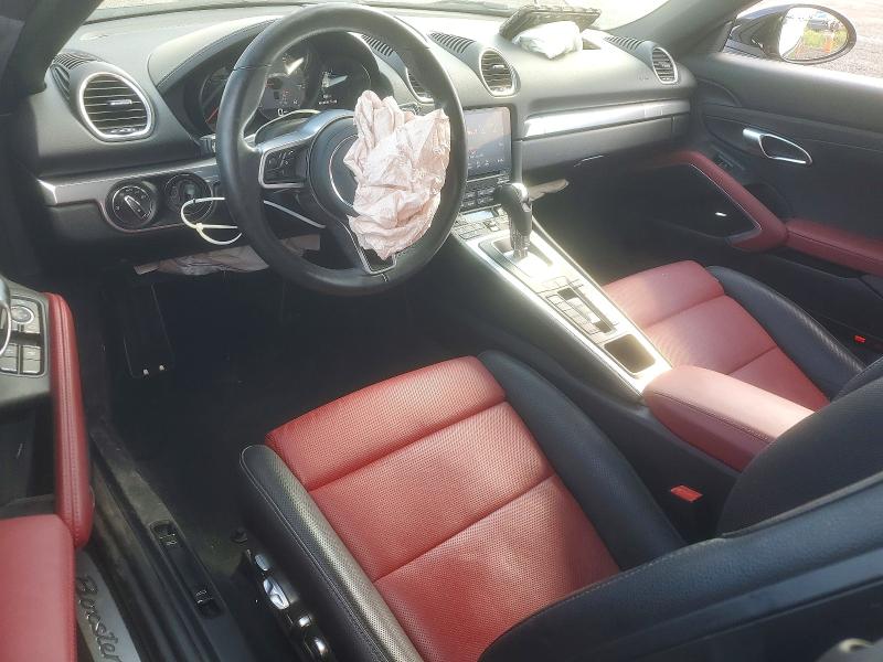 2021 Porsche Boxster VIN WP0CB2A84MS225121 COPART salvage auction — FRONT END, Fl - Cert Of Title Slvg Rebuildable, sold $22,500 on 2026-08-24 (photo 8)