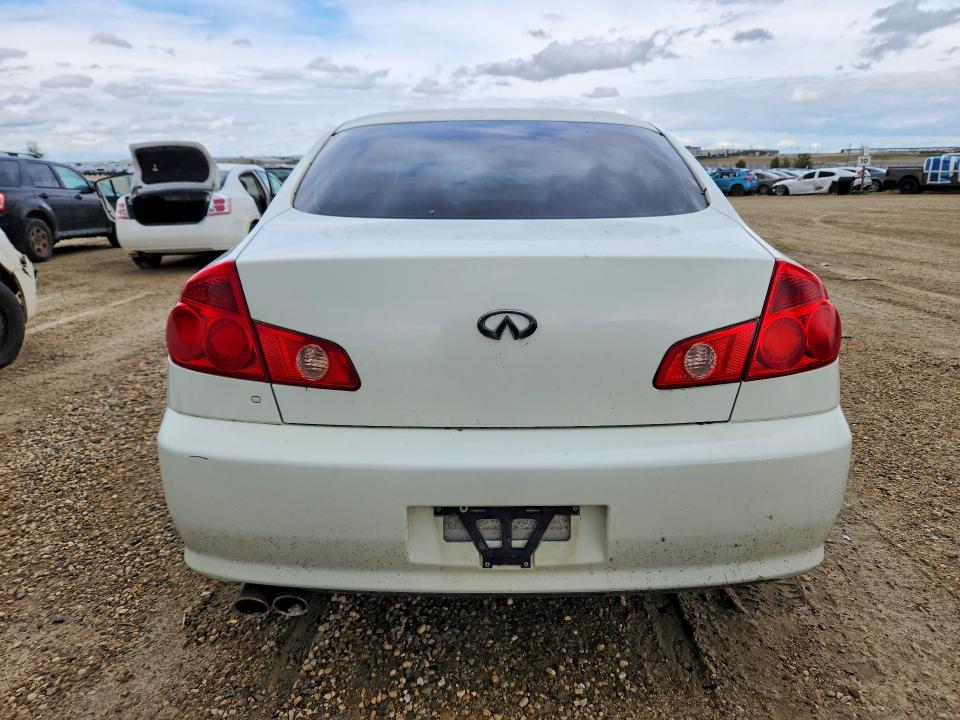 2006 Infiniti G35 VIN JNKCV51EX6M504920 COPART salvage auction — FRONT END, Ab - Bos - Salvage, sold $250 on 2026-07-09 (photo 6)
