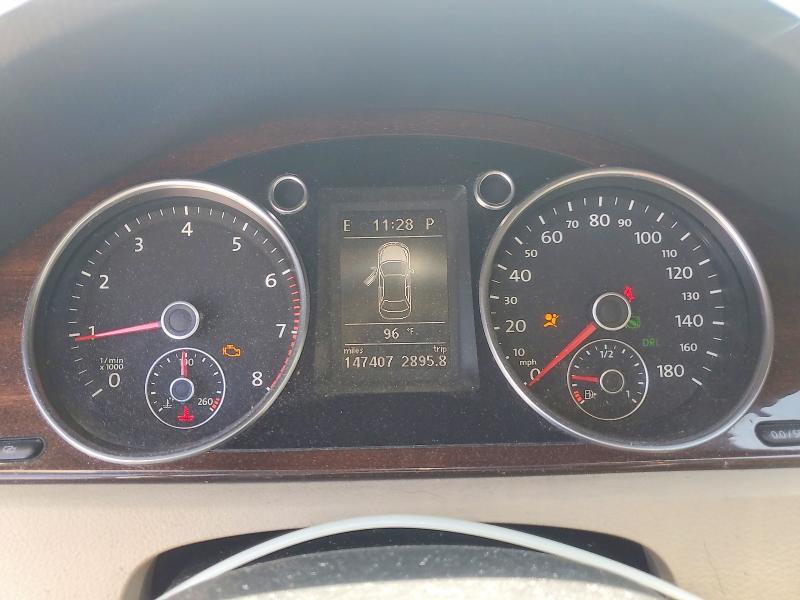 2012 Volkswagen Passat cc VIN WVWHP7AN9CE549513 COPART salvage auction — MINOR DENT/SCRATCHES, Sc - Cert Of Title-Salvage, sold $650 on 2026-08-05 (photo 9)