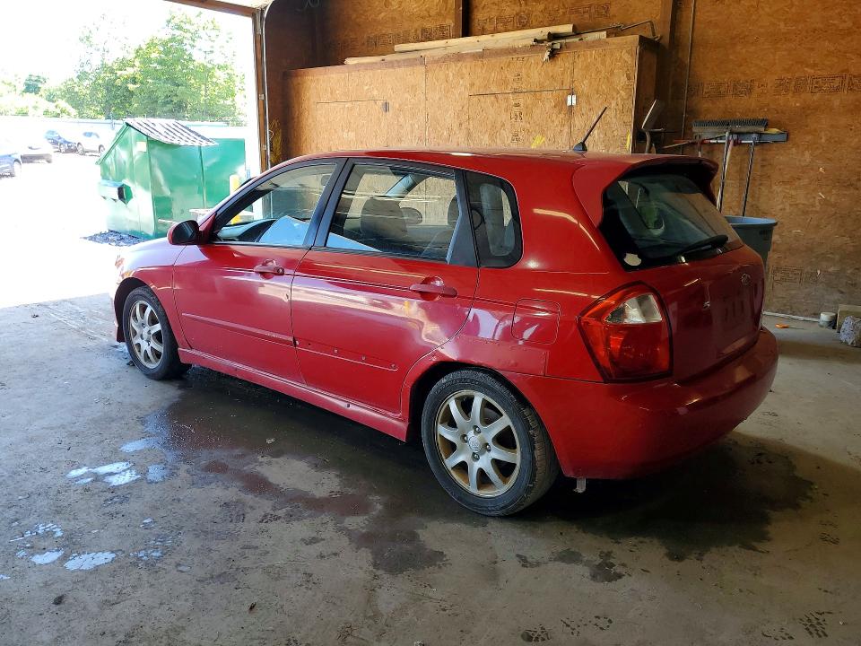 2006 Kia Spectra VIN KNAFE161365244901 COPART salvage auction — MINOR DENT/SCRATCHES, Pa - Non Public Clean Title, sold $200 on 2026-07-09 (photo 2)