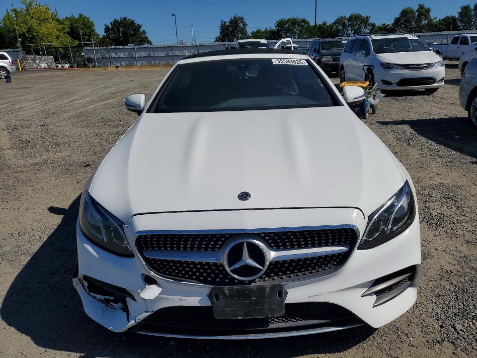 2018 Mercedes-benz E-class VIN WDD1K6FBXJF029780 COPART salvage auction — REAR END, Ca - Salvage Certificate, sold $6,000 on 2026-07-02 (photo 5)