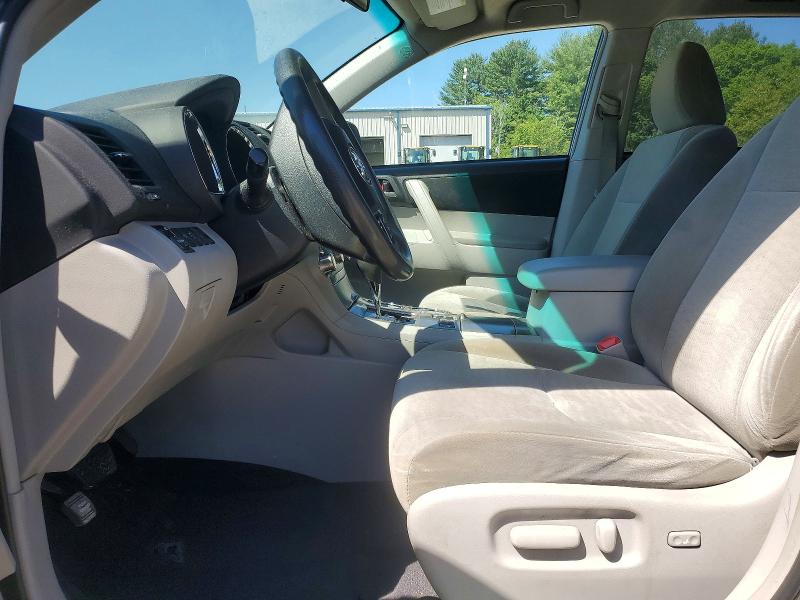 2012 Toyota Highlander VIN 5TDBK3EH3CS170079 COPART salvage auction — FRONT END, RI - CERTIFICATE OF TITLE, sold $4,650 on 2026-07-20 (photo 7)