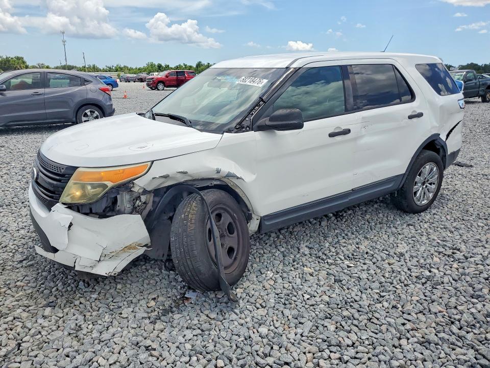 2013 Ford Explorer VIN 1FM5K8AR2DGA04961 COPART salvage auction — FRONT END, Fl - Cert Of Title-Police Slvg Rbld, sold $700 on 2026-07-02 (photo 1)