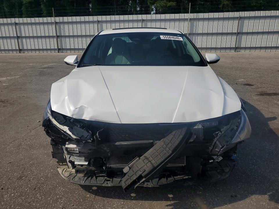 2022 Hyundai Elantra VIN 5NPLP4AG4NH055749 COPART salvage auction — FRONT END, Nc - Salvage Certificate Of Title, sold $5,100 on 2026-07-16 (photo 5)