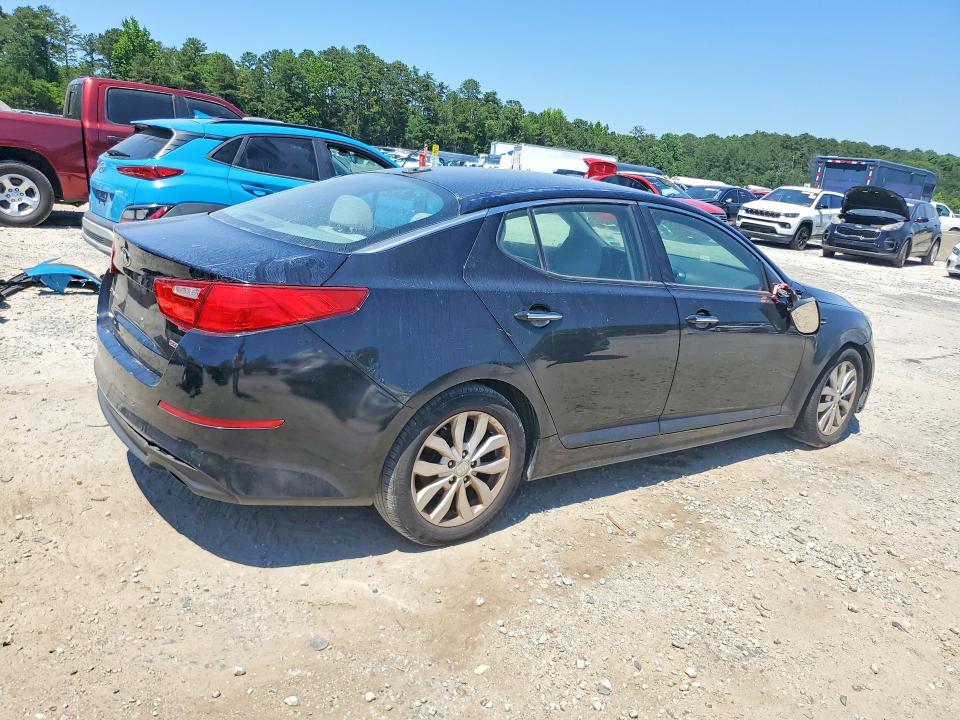 2014 Kia Optima VIN 5XXGM4A76EG340166 COPART salvage auction — FRONT END, Va - Certificate Of Title, sold $275 on 2026-07-02 (photo 3)