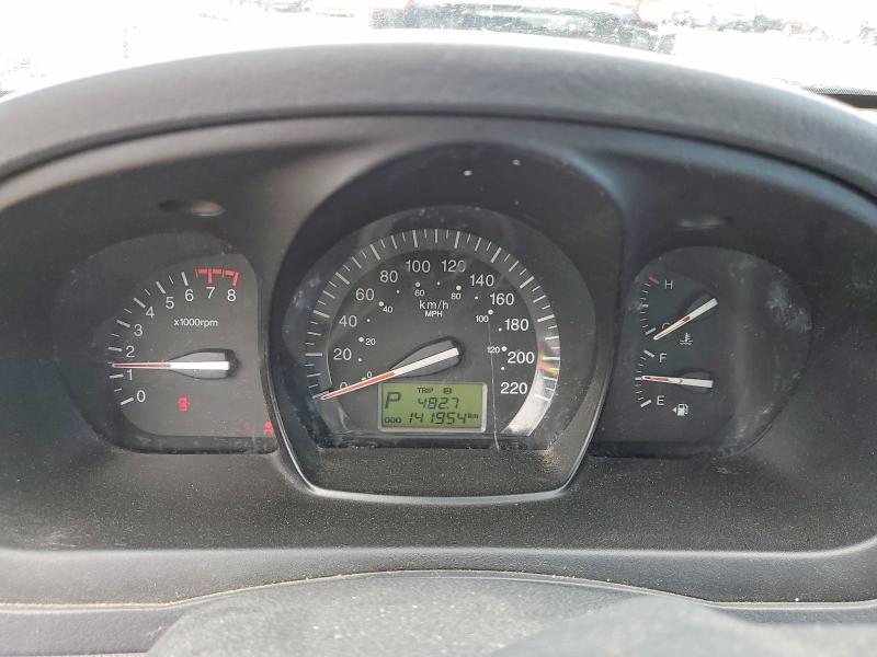 2008 Kia Spectra VIN KNAFE121885528243 COPART salvage auction — REAR END, On - Permit Salvage, sold $150 on 2026-07-16 (photo 9)