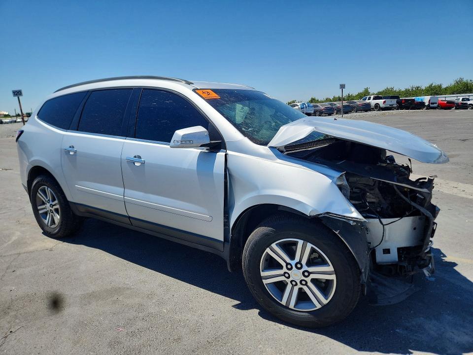 2016 Chevrolet Traverse VIN 1GNKRGKD0GJ185900 COPART salvage auction — FRONT END, Ca - Salvage Certificate, sold $325 on 2026-07-09 (photo 4)