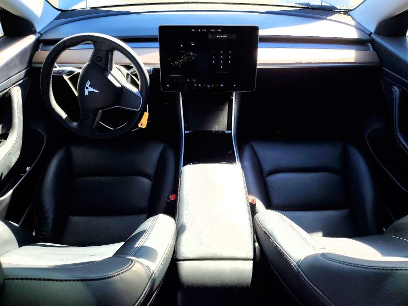 2020 Tesla Model 3 VIN 5YJ3E1EA6LF661575 COPART salvage auction — REAR END, Ca - Salvage Certificate, sold $2,600 on 2026-07-21 (photo 8)