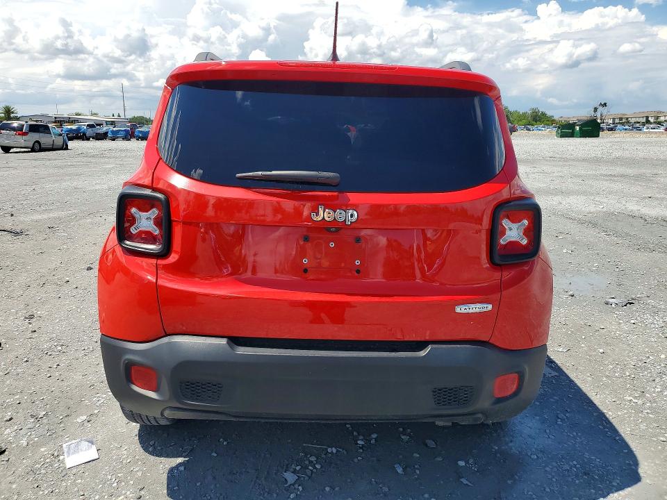 2017 Jeep Renegade VIN ZACCJABB7HPG33504 COPART salvage auction — FRONT END, Salvage Title, sold $1,300 on 2026-07-31 (photo 6)