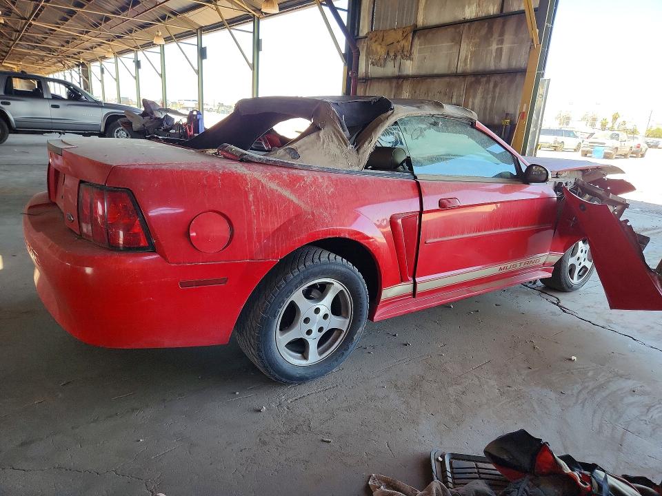 2002 Ford Mustang VIN 1FAFP44442F216286 COPART salvage auction — ALL OVER, Az - Certificate Of Title, sold $475 on 2026-09-02 (photo 3)