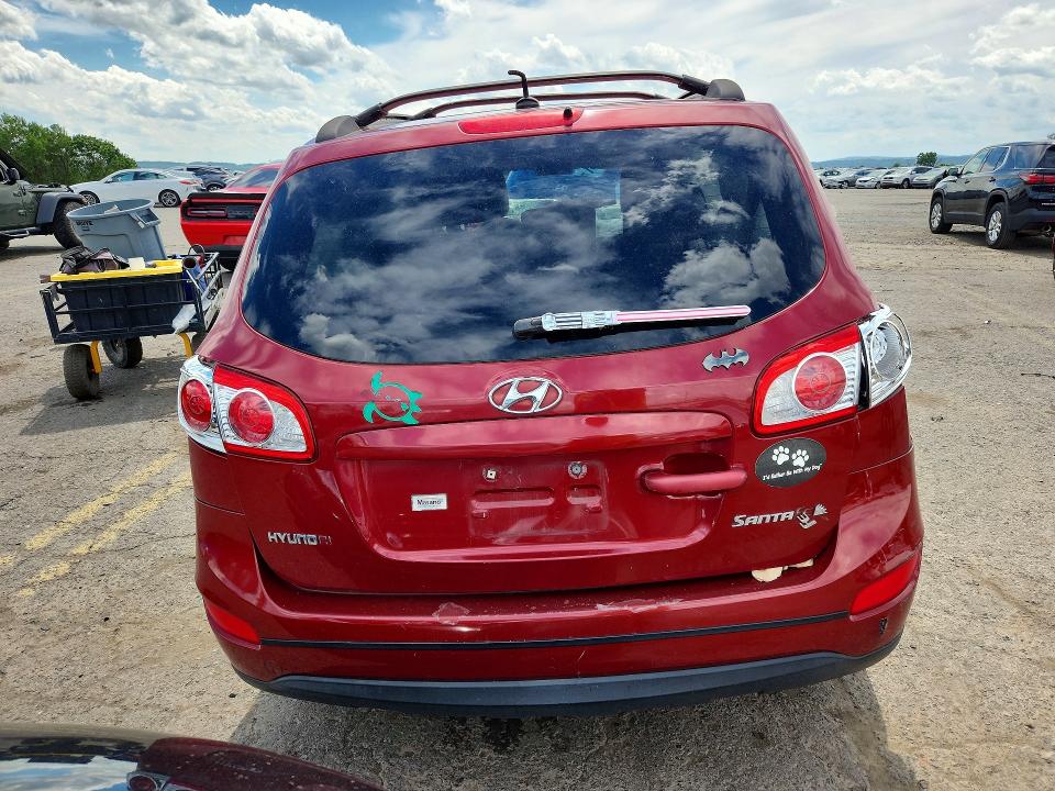 2011 Hyundai Santa fe VIN 5XYZG3ABXBG010794 COPART salvage auction — ROLLOVER, Pa - Cert Of Salv-R=Reconstructed, sold $500 on 2026-07-17 (photo 6)