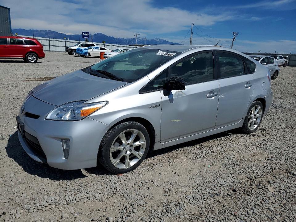 2014 Toyota Prius VIN JTDKN3DU2E1769061 COPART salvage auction — FRONT END, Ut - Salvage Certificate, sold $2,050 on 2026-07-31 (photo 1)