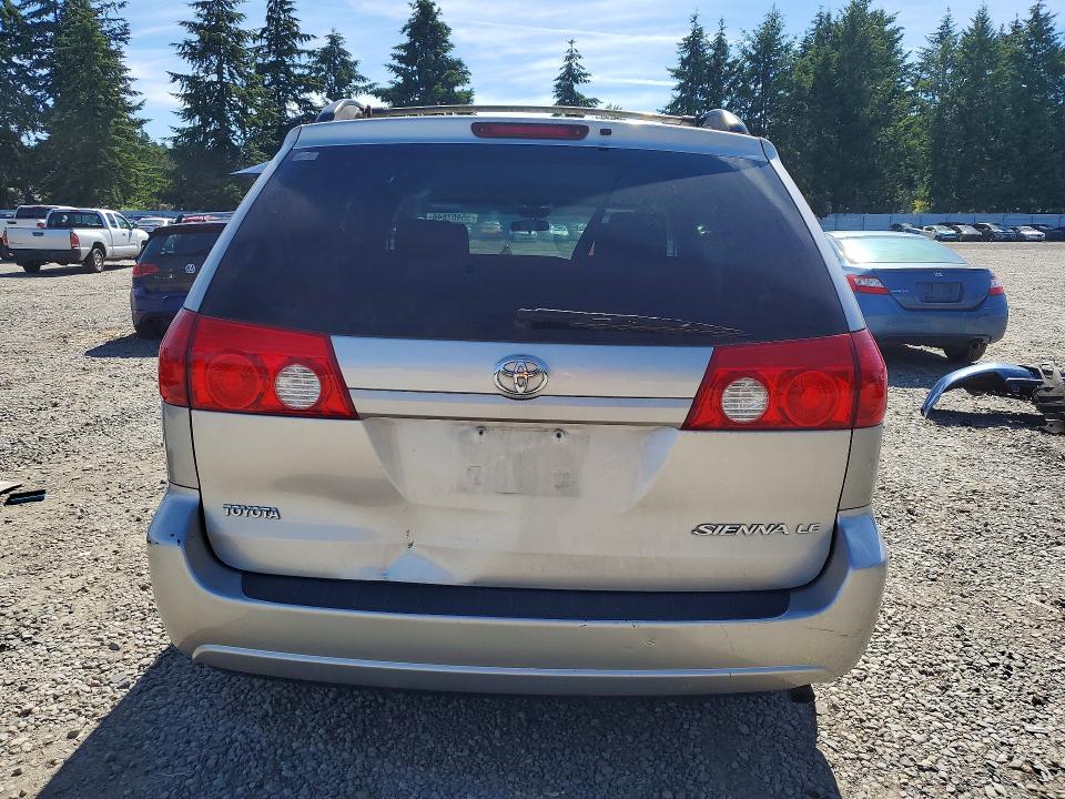 2006 Toyota Sienna VIN 5TDZA23CX6S422000 COPART salvage auction — FRONT END, WA - BILL OF SALE, sold $1,050 on 2026-07-24 (photo 6)