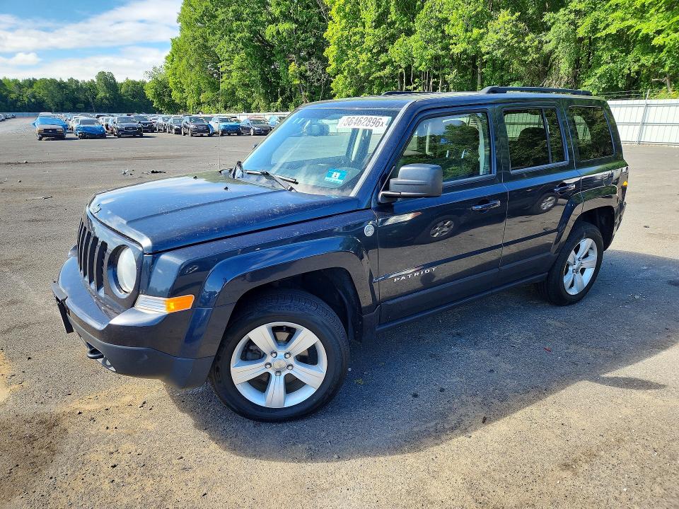 2014 Jeep VIN 1C4NJRFB8ED687647 COPART salvage auction — SIDE, NJ - CERT OF TITLE-SALVAGE (P), sold $900 on 2026-07-02 (photo 1)