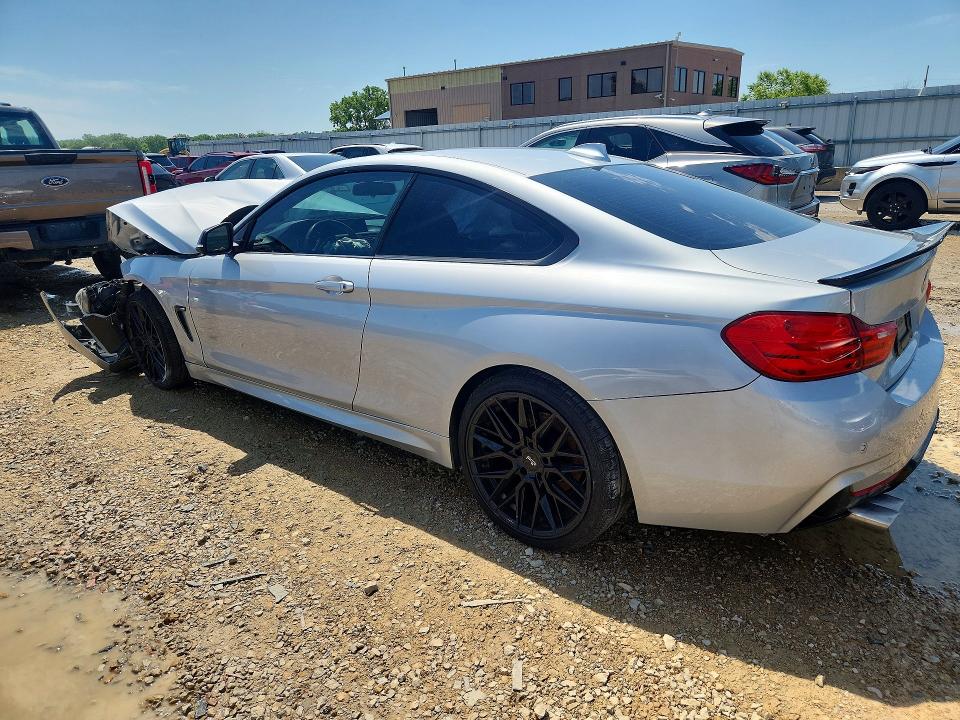 2015 BMW 4er VIN WBA3N7C59FK224067 COPART salvage auction — FRONT END, Mo - Salvage Certificate Of Title, sold $550 on 2026-07-30 (photo 2)