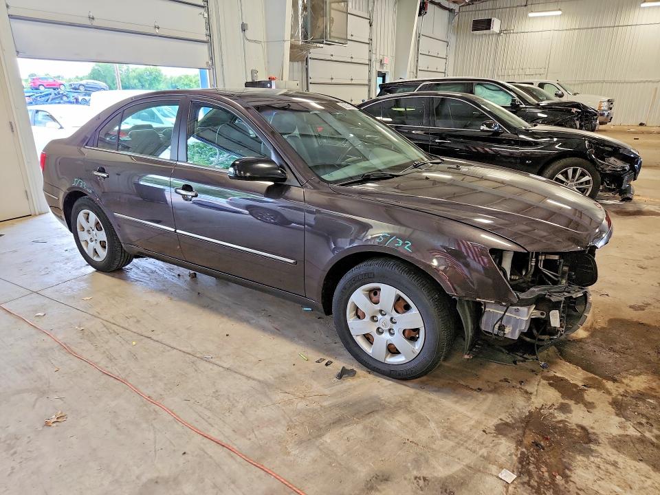 2010 Hyundai Sonata VIN 5NPEU4AC3AH619707 COPART salvage auction — FRONT END, Mn - Cert Of Title-Salvage, sold $650 on 2026-07-02 (photo 4)