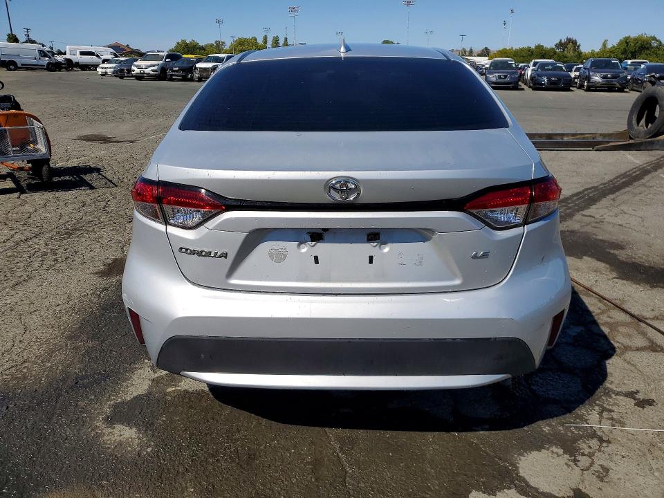 2022 Toyota Corolla VIN 5YFEPMAEXNP273897 COPART salvage auction — FRONT END, CA - CERTIFICATE OF TITLE, sold $2,550 on 2026-07-16 (photo 6)