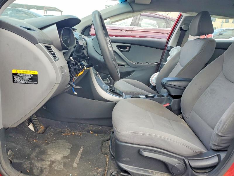 2015 Hyundai Elantra VIN KMHDH4AEXFU266960 COPART salvage auction — SIDE, TX - SALVAGE VEHICLE TITLE, sold $925 on 2026-07-27 (photo 7)