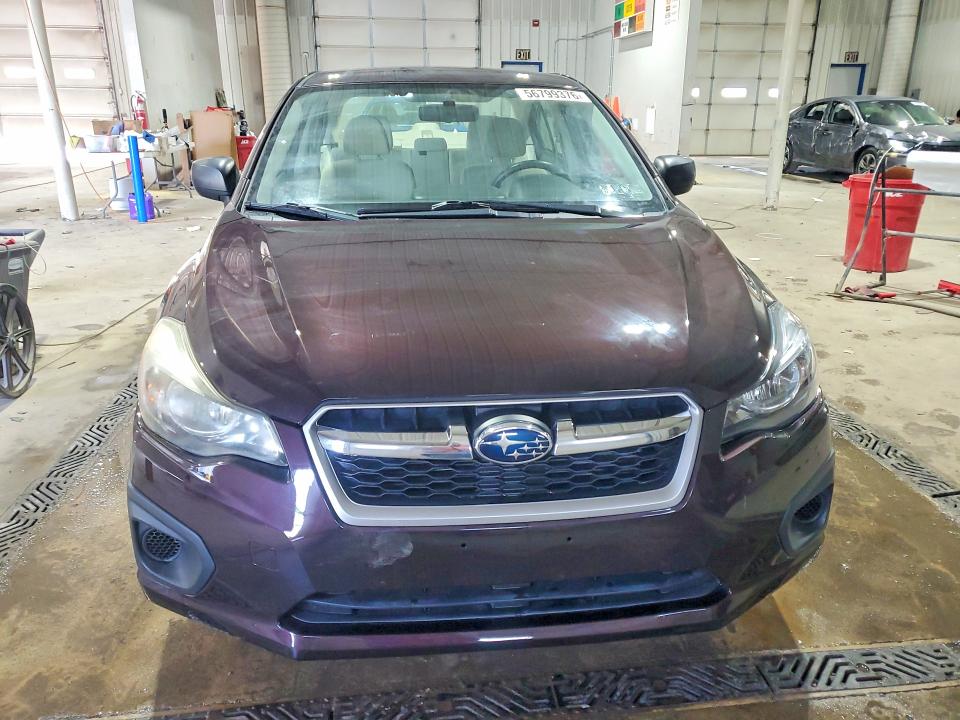 2012 Subaru Impreza VIN JF1GJAA6XCH020238 COPART salvage auction — REAR END, Pa - Certificate Of Salvage, sold $750 on 2026-07-06 (photo 5)