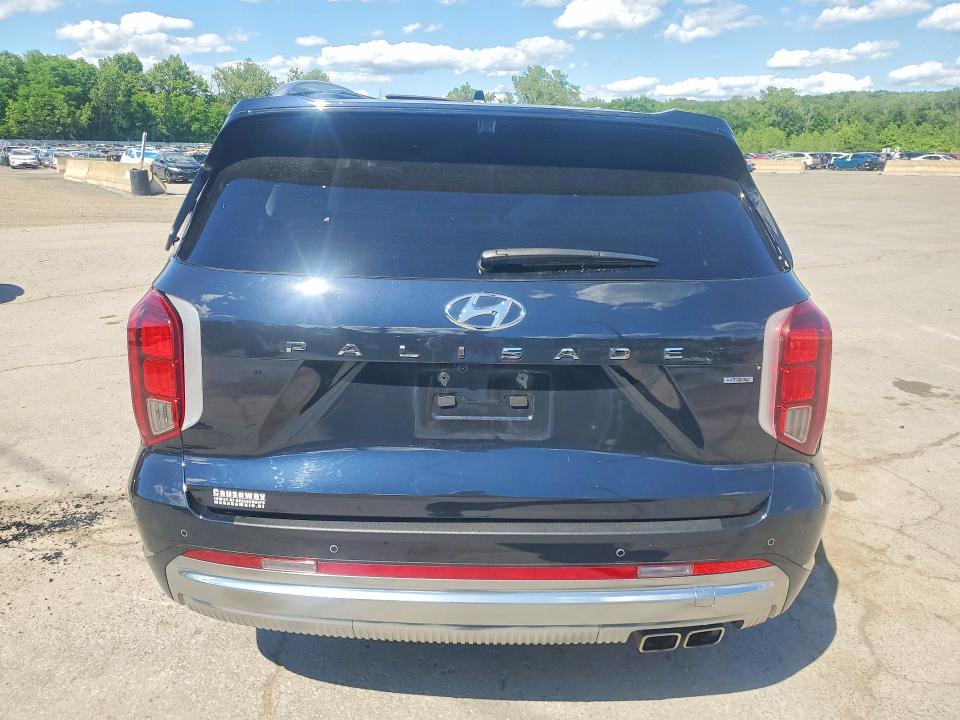 2024 Hyundai Palisade VIN KM8R7DGE7RU783430 COPART salvage auction — ROOF, Ny - Mv-907A Salvage Certificate, sold $6,300 on 2026-07-16 (photo 6)