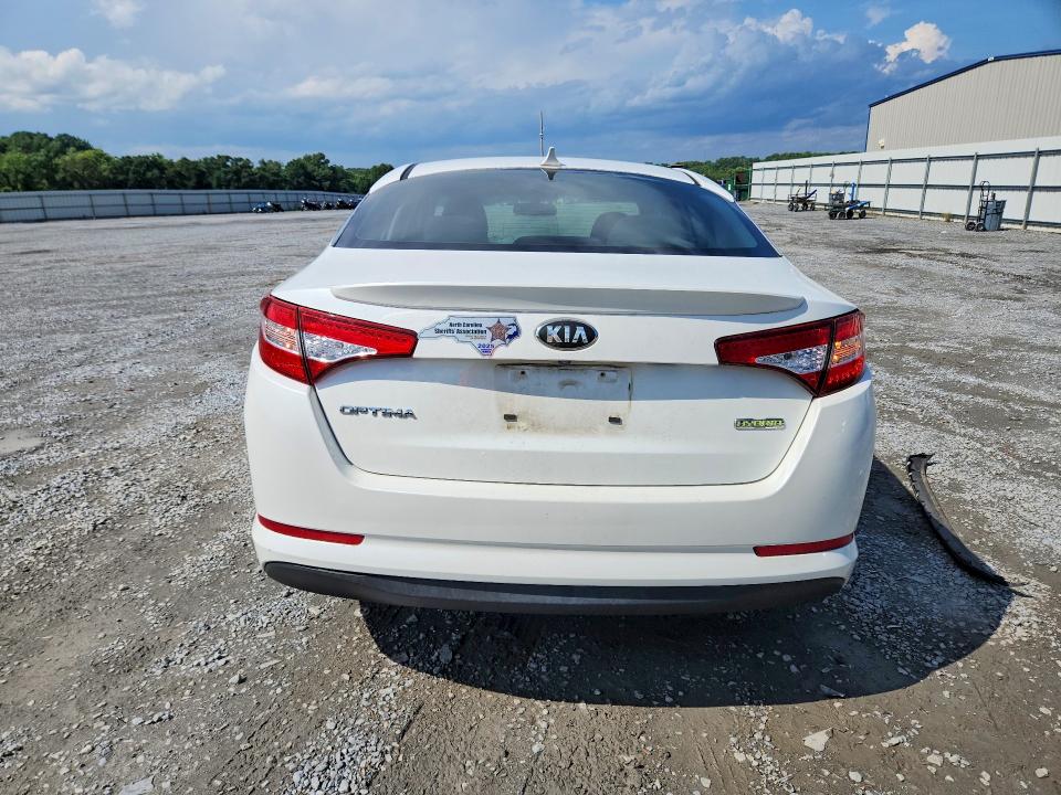 2012 Kia Optima VIN KNAGM4AD5C5027954 COPART salvage auction — FRONT END, Nc - Salvage Certificate Of Title, sold $200 on 2026-07-29 (photo 6)