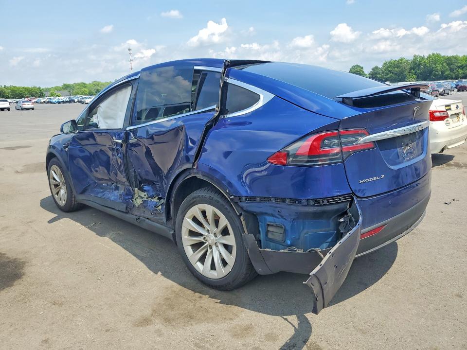 2018 Tesla Model x VIN 5YJXCAE22JF104143 COPART salvage auction — SIDE, Nj - Cert Of Title-Salvage, sold $550 on 2026-07-30 (photo 2)