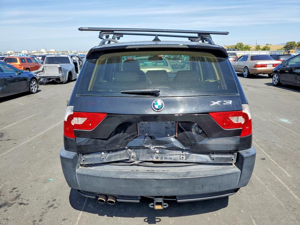 2005 BMW X3 VIN WBXPA93405WD08794 COPART salvage auction — REAR END, CA - SALVAGE CERTIFICATE, sold $275 on 2026-07-20 (photo 6)