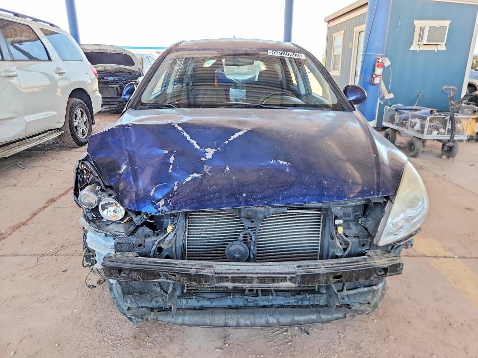 2012 Hyundai VIN KMHDB8AE5CU155804 COPART salvage auction — FRONT END, Az - Cert Of Title - Salvage, sold $375 on 2026-07-28 (photo 5)