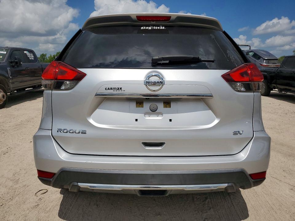2017 Nissan Rogue VIN KNMAT2MT2HP550623 COPART salvage auction — FRONT END, Tx - Salvage Vehicle Title, sold $3,000 on 2026-07-10 (photo 6)