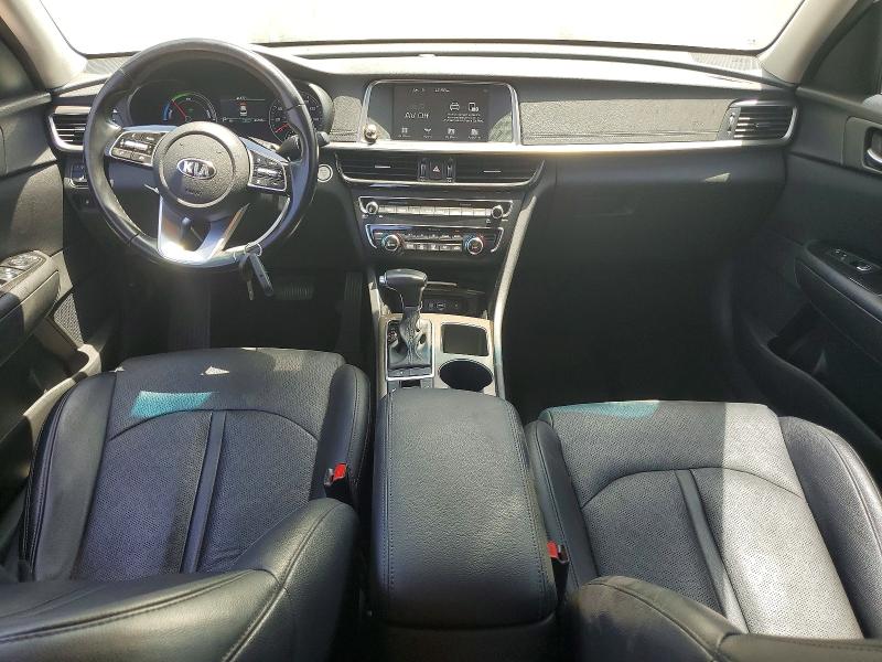 2020 Kia Optima hybrid VIN KNAGU4LE5L5045425 COPART salvage auction — REAR END, CA - DIS/DLR/EXP ONLY CLEAN TITLE (P), sold $10,000 on 2026-07-09 (photo 8)