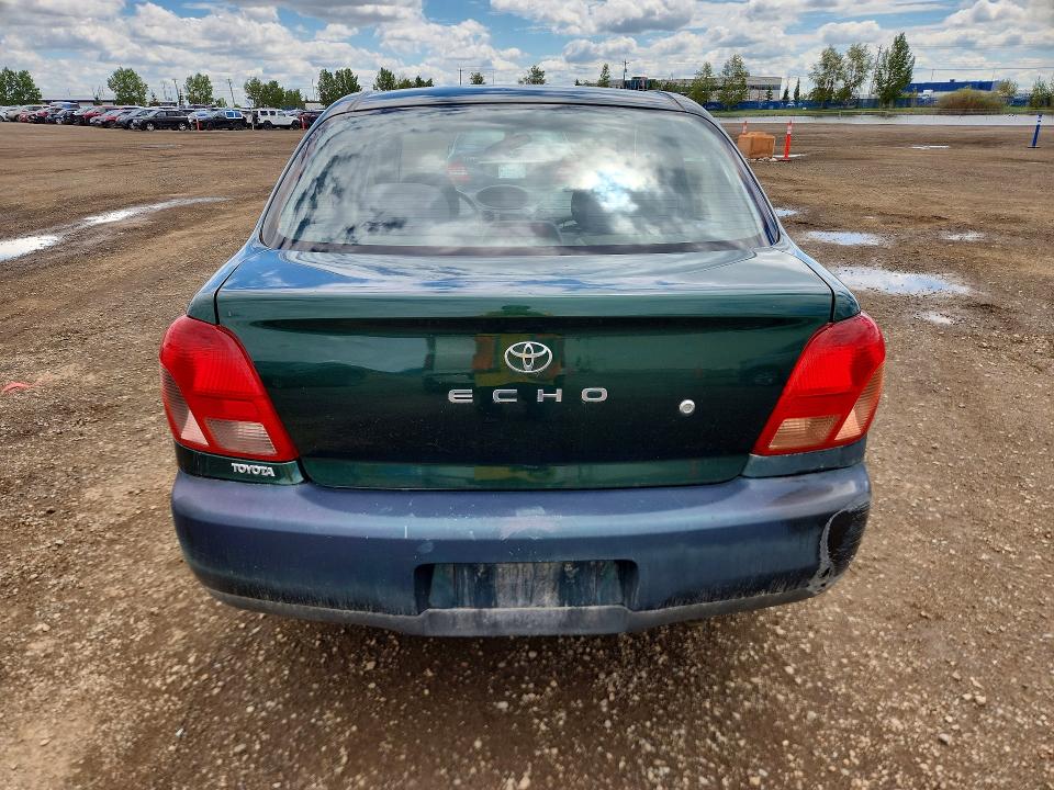 2000 Toyota Echo VIN JTDBT1239Y0067849 COPART salvage auction — FRONT END, Ab - Bos - Salvage, sold $175 on 2026-07-07 (photo 6)