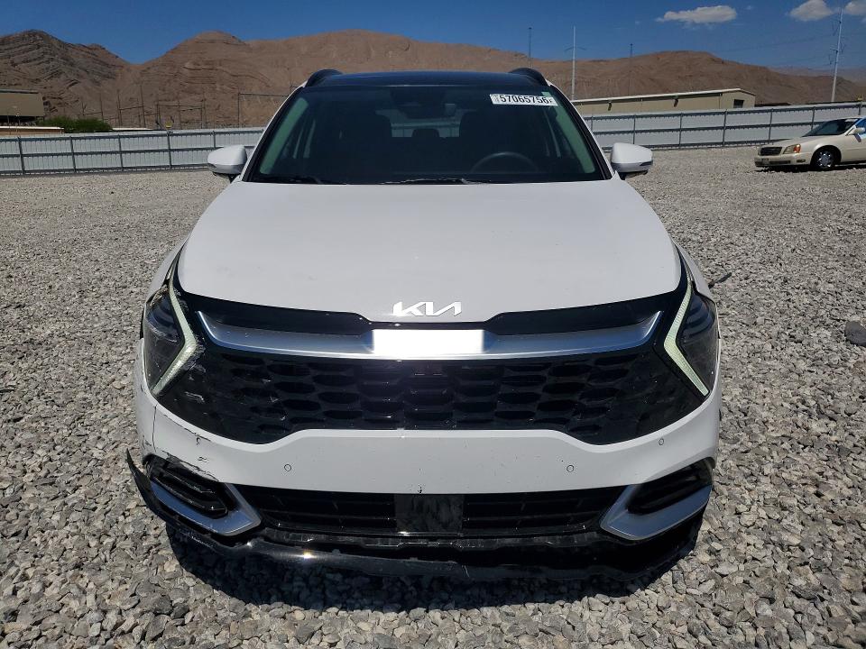 2025 Kia Sportage VIN 5XYK53DF0SG288660 COPART salvage auction — FRONT END, Nv - Salvage Title, sold $11,100 on 2026-07-29 (photo 5)