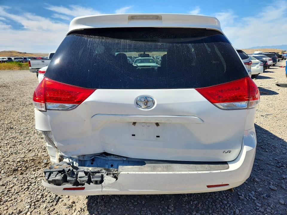 2011 Toyota Sienna VIN 5TDKK3DCXBS086085 COPART salvage auction — FRONT END, Ut - Salvage Certificate, sold $1,150 on 2026-07-24 (photo 6)