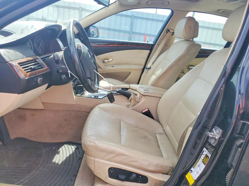 2010 BMW 5 series VIN WBANU5C53AC461169 COPART salvage auction — NORMAL WEAR, Fl - Certificate Of Title, sold $400 on 2026-07-20 (photo 7)