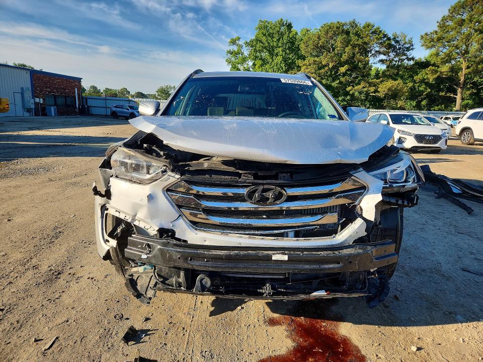 2014 Hyundai Santa fe VIN 5XYZUDLA4EG175232 COPART salvage auction — FRONT END, Salvage Title, sold $750 on 2026-07-07 (photo 5)