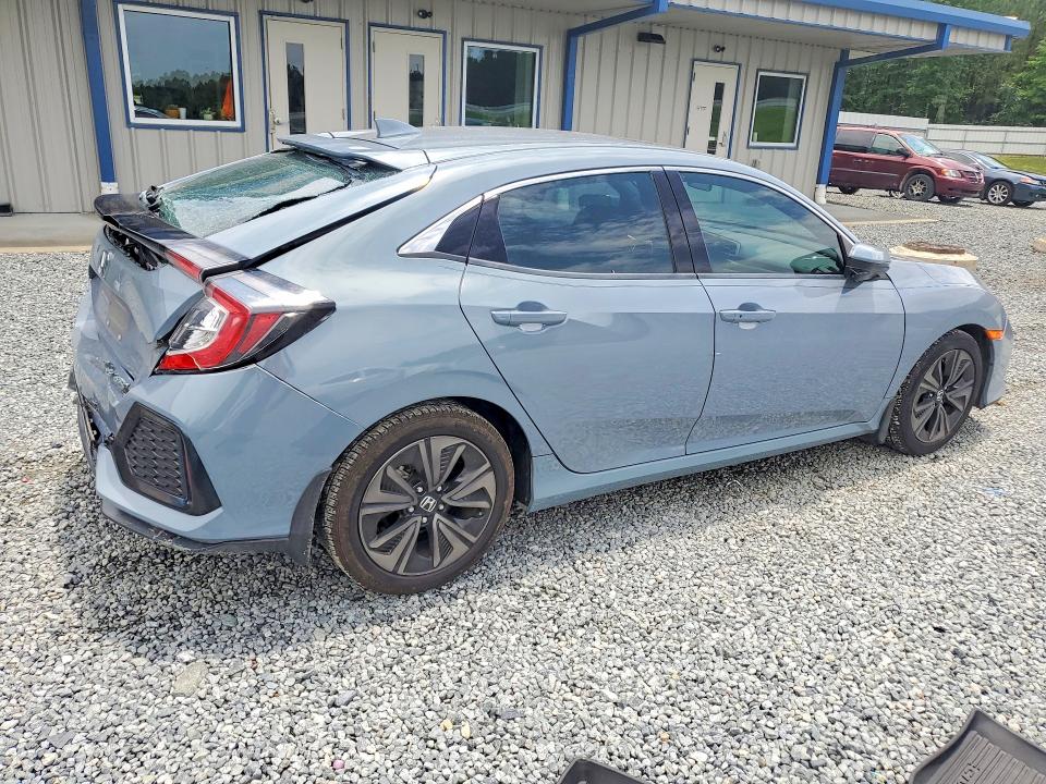 2017 Honda Civic VIN SHHFK7H51HU224211 COPART salvage auction — REAR END, Nc - Salvage Certificate Of Title, sold $2,100 on 2026-07-30 (photo 3)