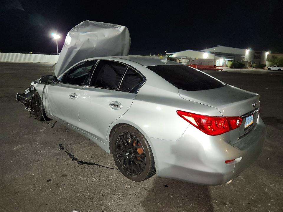 2016 Infiniti Q50 VIN JN1CV7AP7GM202231 COPART salvage auction — FRONT END, Nv - Salvage Title, sold $550 on 2026-07-16 (photo 2)