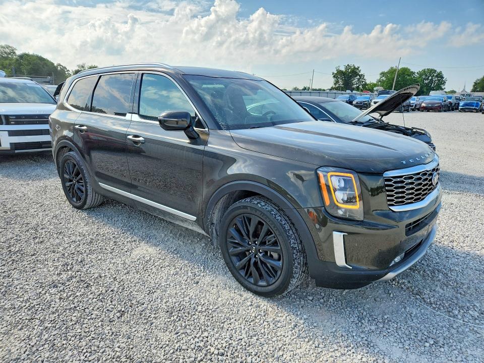 2020 Kia Telluride VIN 5XYP5DHC6LG088945 COPART salvage auction — HAIL, Mo - Certificate Of Title, sold $10,200 on 2026-07-08 (photo 4)