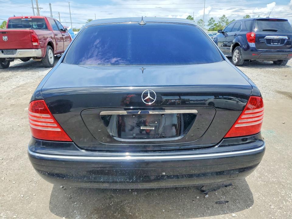 2004 Mercedes-benz S class VIN WDBNG70J44A408017 COPART salvage auction — SIDE, FL - CERT OF TITLE SLVG REBUILDABLE, sold $475 on 2026-07-10 (photo 6)