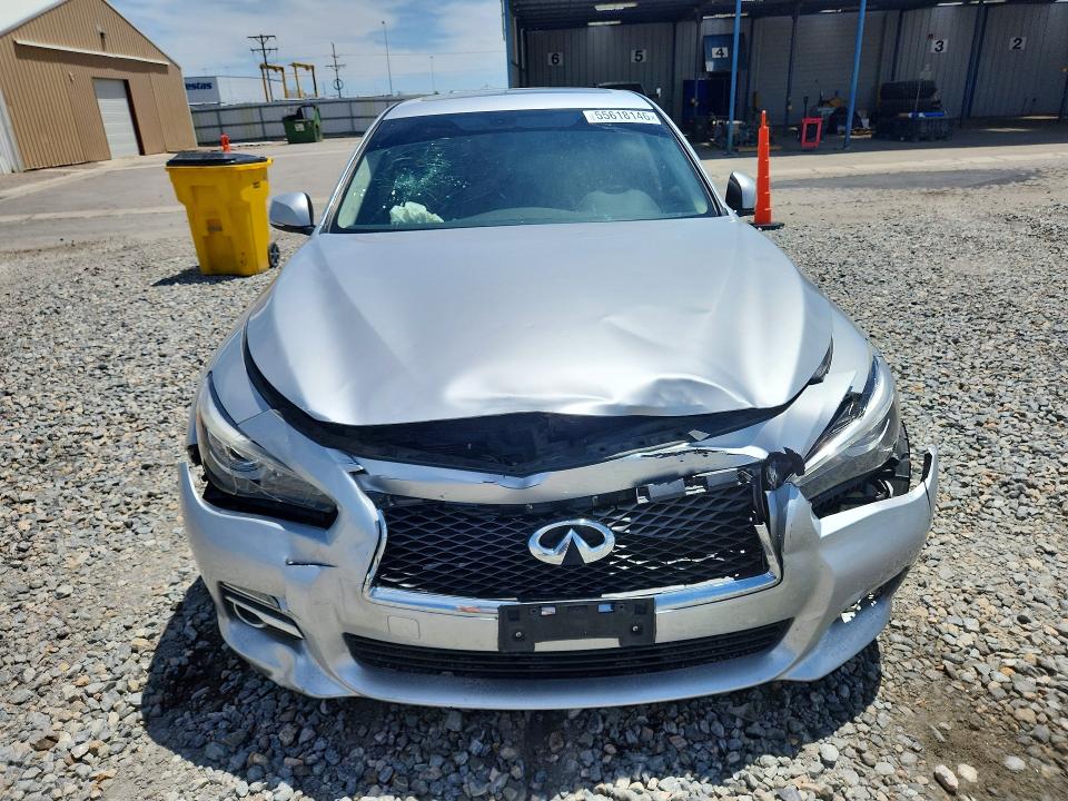 2017 Infiniti Q50 VIN JN1EV7ARXHM837939 COPART salvage auction — FRONT END, Co - Public - Salvage Title, sold $3,050 on 2026-07-16 (photo 5)