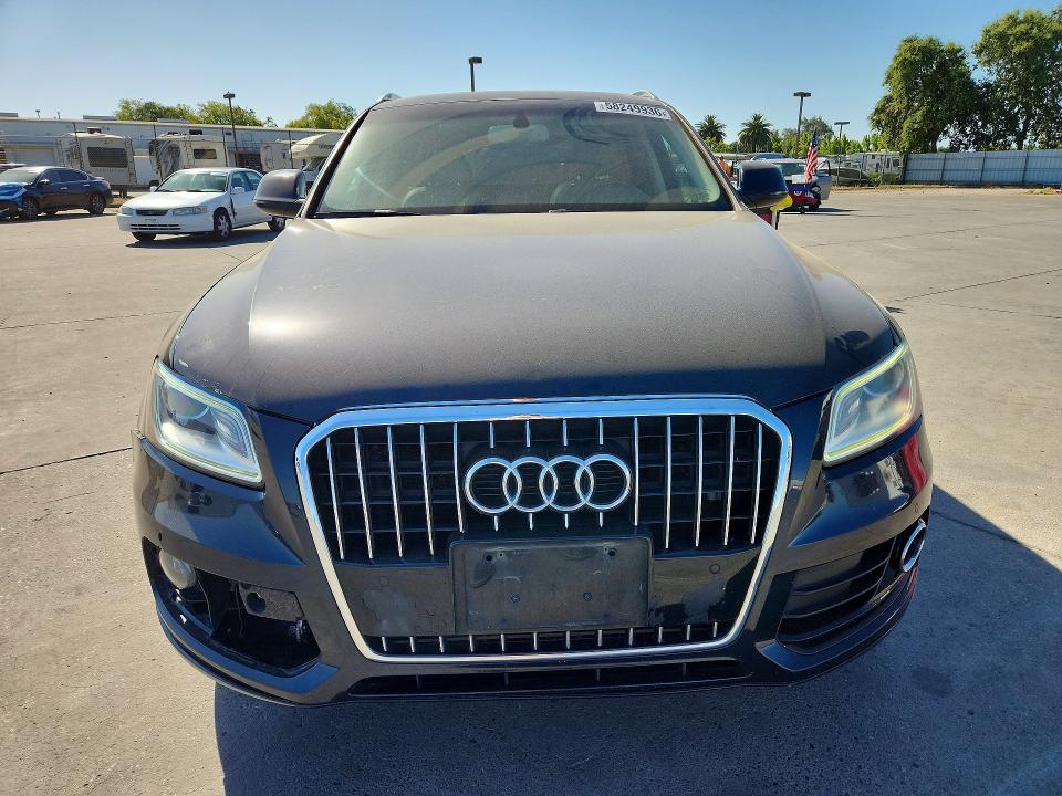 2013 Audi Q5 VIN WA1LFAFP4DA014824 COPART salvage auction — FRONT END, Ca - Salvage Certificate, sold $2,500 on 2026-07-13 (photo 5)