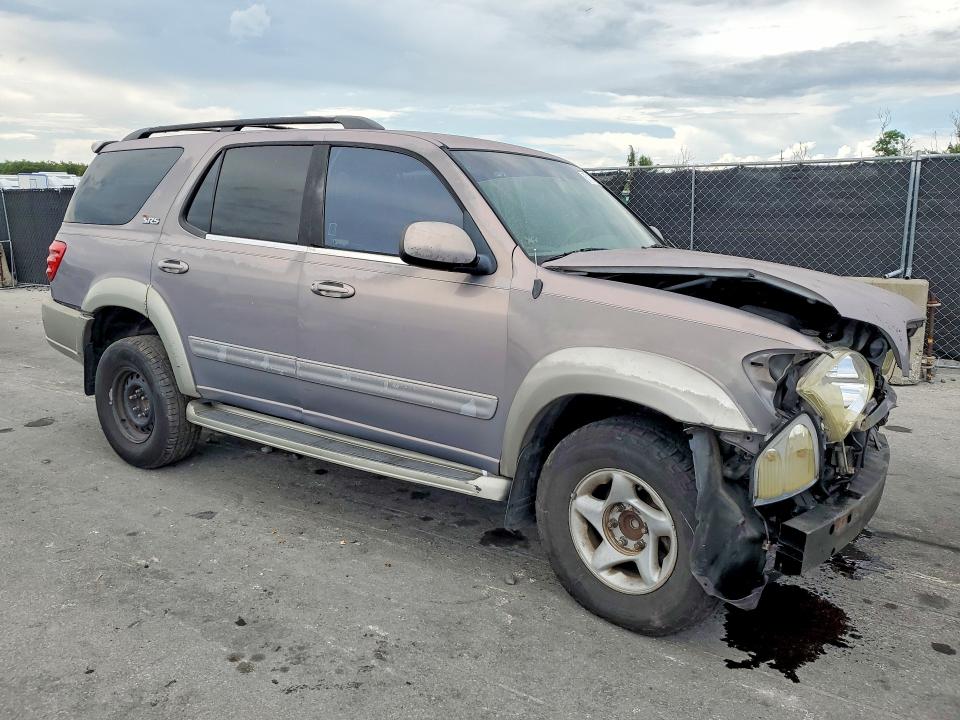 2001 Toyota Sequoia VIN 5TDZT34A21S032479 COPART salvage auction — FRONT END, Fl - Cert Of Title Slvg Rebuildable, sold $525 on 2026-07-14 (photo 4)