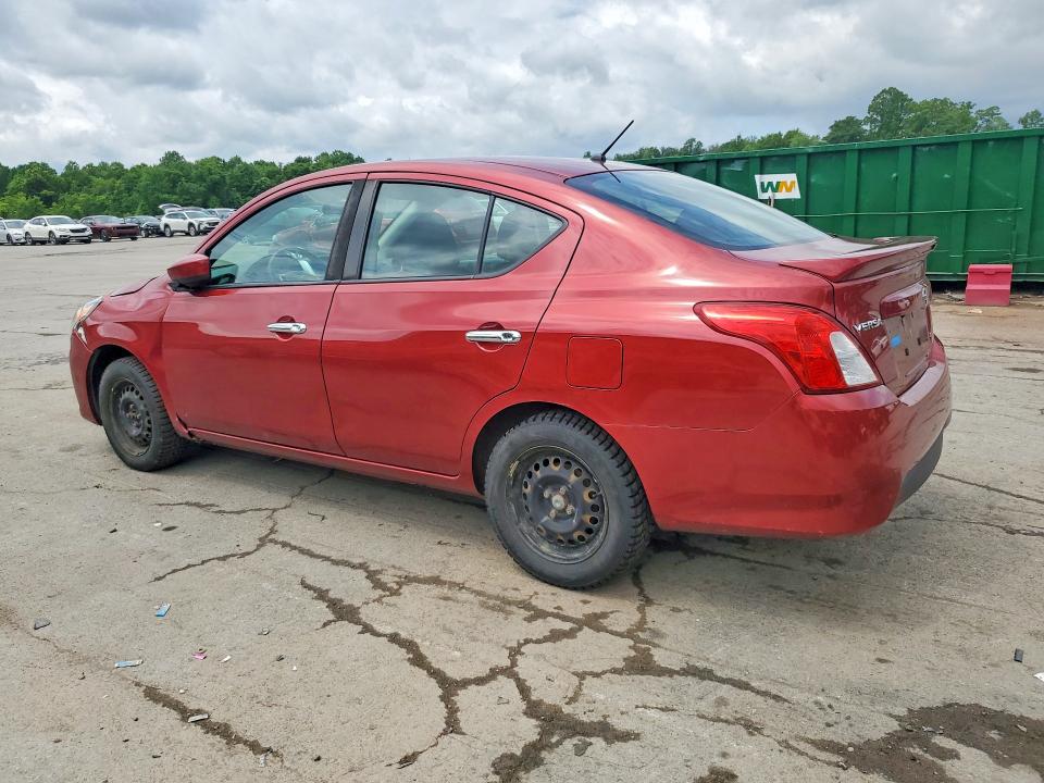 2019 Nissan Versa VIN 3N1CN7AP4KL861760 COPART salvage auction — FRONT END, Pa - Certificate Of Salvage, sold $975 on 2026-07-02 (photo 2)