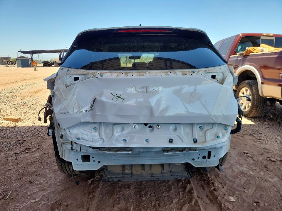 2024 Kia Sportage VIN 5XYK33DF0RG222867 COPART salvage auction — REAR END, Az - Cert Of Title - Salvage, sold $1,450 on 2026-07-30 (photo 6)