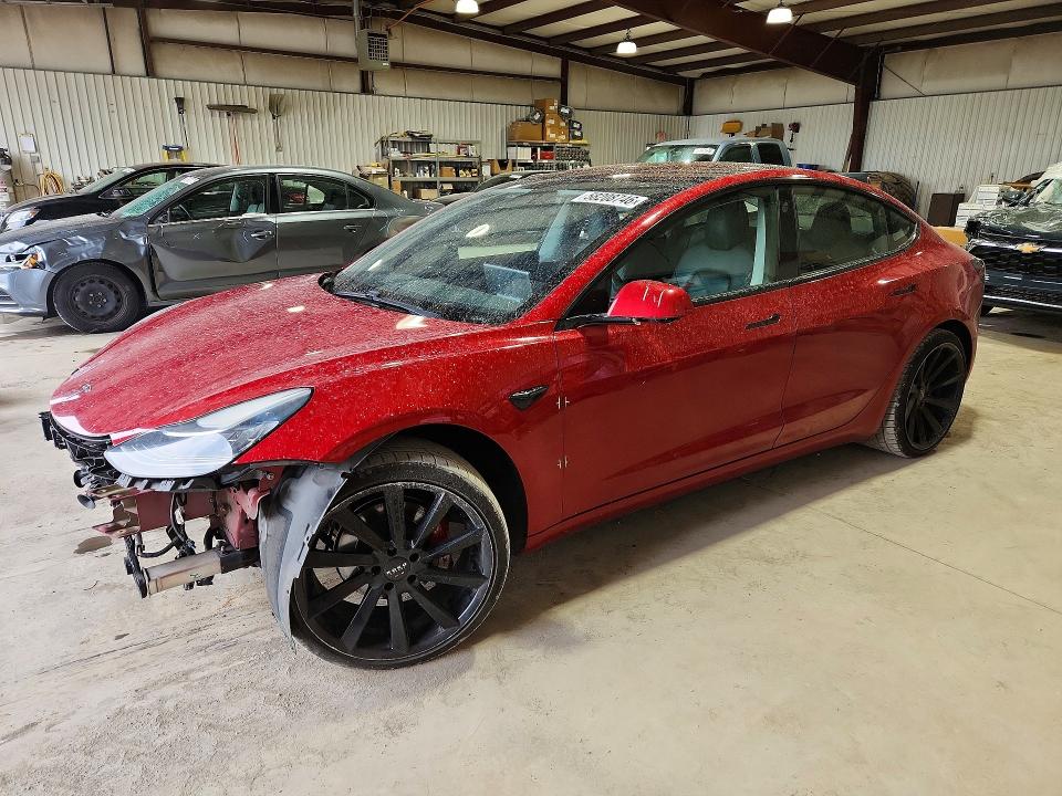 2018 Tesla Model 3 VIN 5YJ3E1EA6JF026949 COPART salvage auction — FRONT END, Pa - Certificate Of Salvage, sold $3,150 on 2026-07-10 (photo 1)