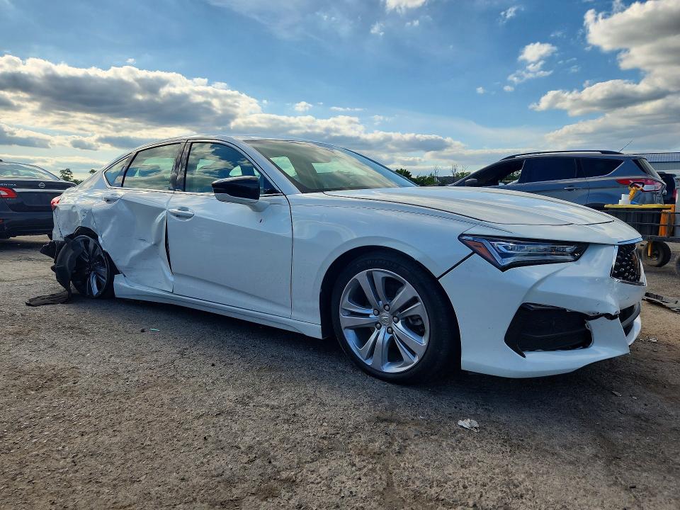 2021 Acura Tlx VIN 19UUB6F41MA002902 COPART salvage auction — SIDE, Pa - Certificate Of Salvage, sold $7,900 on 2026-07-17 (photo 4)